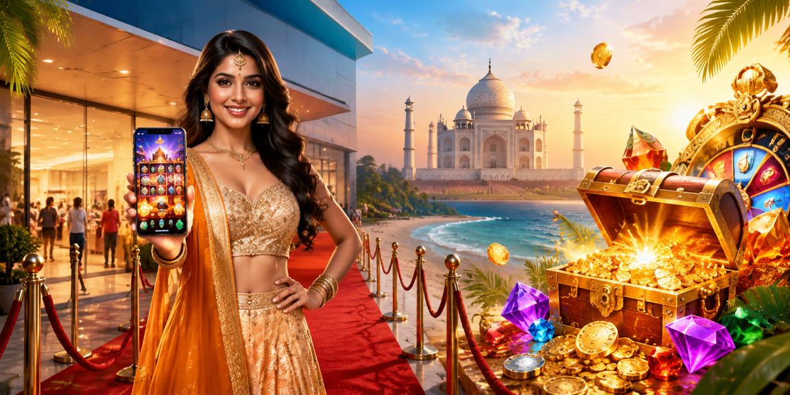 Slots reels turning on online casino with blue ambient background